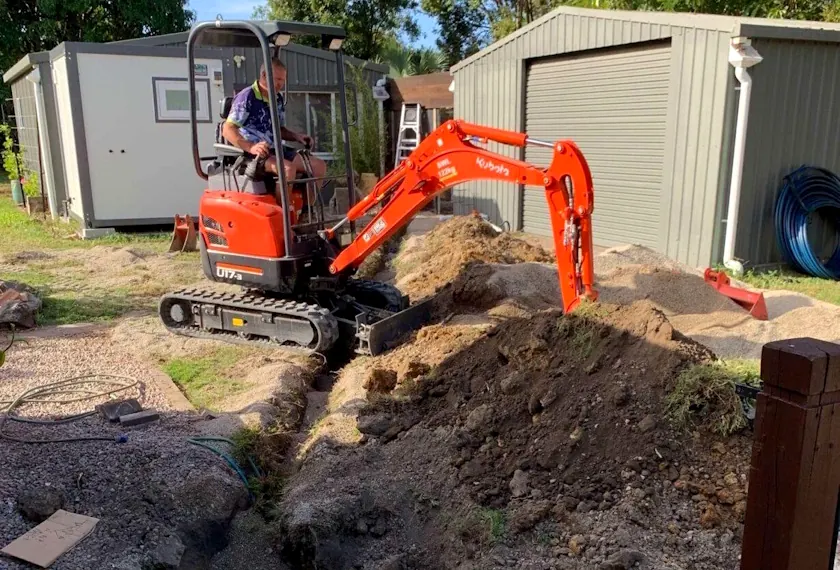 Réalisation Ritzco : excavation et terrain